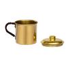 Handmade Copper Water Cup with Handle Sturdy Birthday Gifts Drinking Cups Practical for Restaurant Kitchen Wedding Tea Room Cafe
