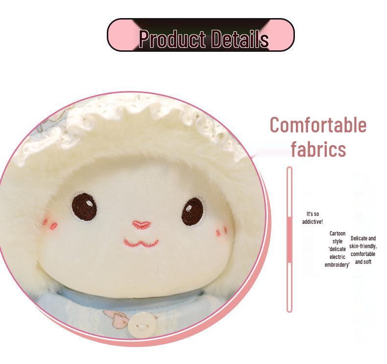Cuddly Snotty Bear & Lamb Plush Pajama Doll for Kids