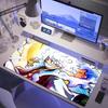 Anime Pirate Ship Sea Scene Large Desk Pad NonSlip AntiDirt Mouse Pad  Waterproof Keyboard Mat for Gaming Office