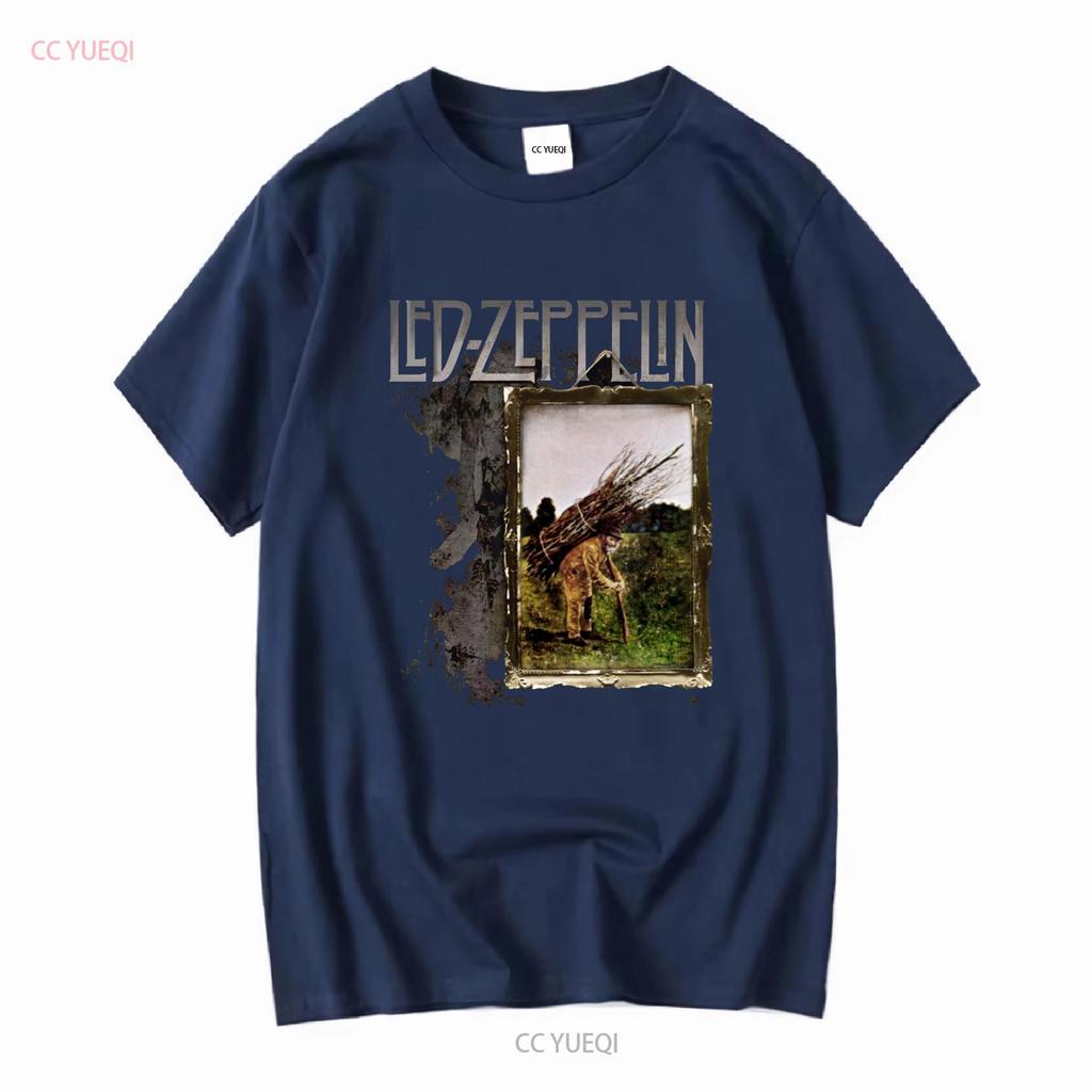 Led Zeppel N T Shirt Fan S 3XL Vintage Washed Fashion Soft Casual Slightly Comfortable Homme Unisex Stylish