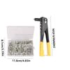 120Pcs Manual Riveter Set Heavy Duty Pressure Rivet Nut Tool Kit Manual Riveter  DIY Projects