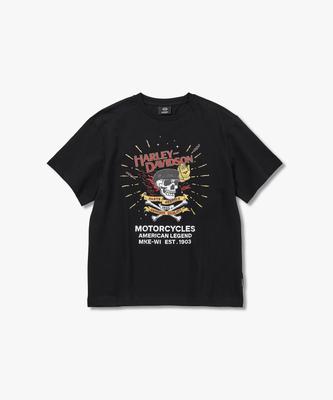 HARLEY-DAVIDSON COLLECTIONS® Harley Skullglove T-Shirt Black_Hh16111057
