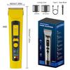 Waterproof Professional Hair Clipper: Quick Charge, Oil Head, Bald Head, Home Hairdressing Trimmer.
