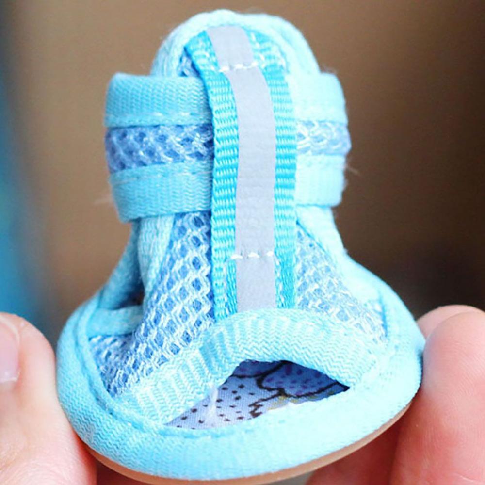 with Reflective Strap Outdoor Spring Summer Wear Pet Supplies Puppy Shoes Pet Sandals Dog Shoes