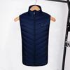 Yousheng Unisex Heated Waistcoat USB Heating Vest 3 Temp Modes 4 Heating Zones Vest Coat Stand Collar Windproof Electric Thermal Coat
