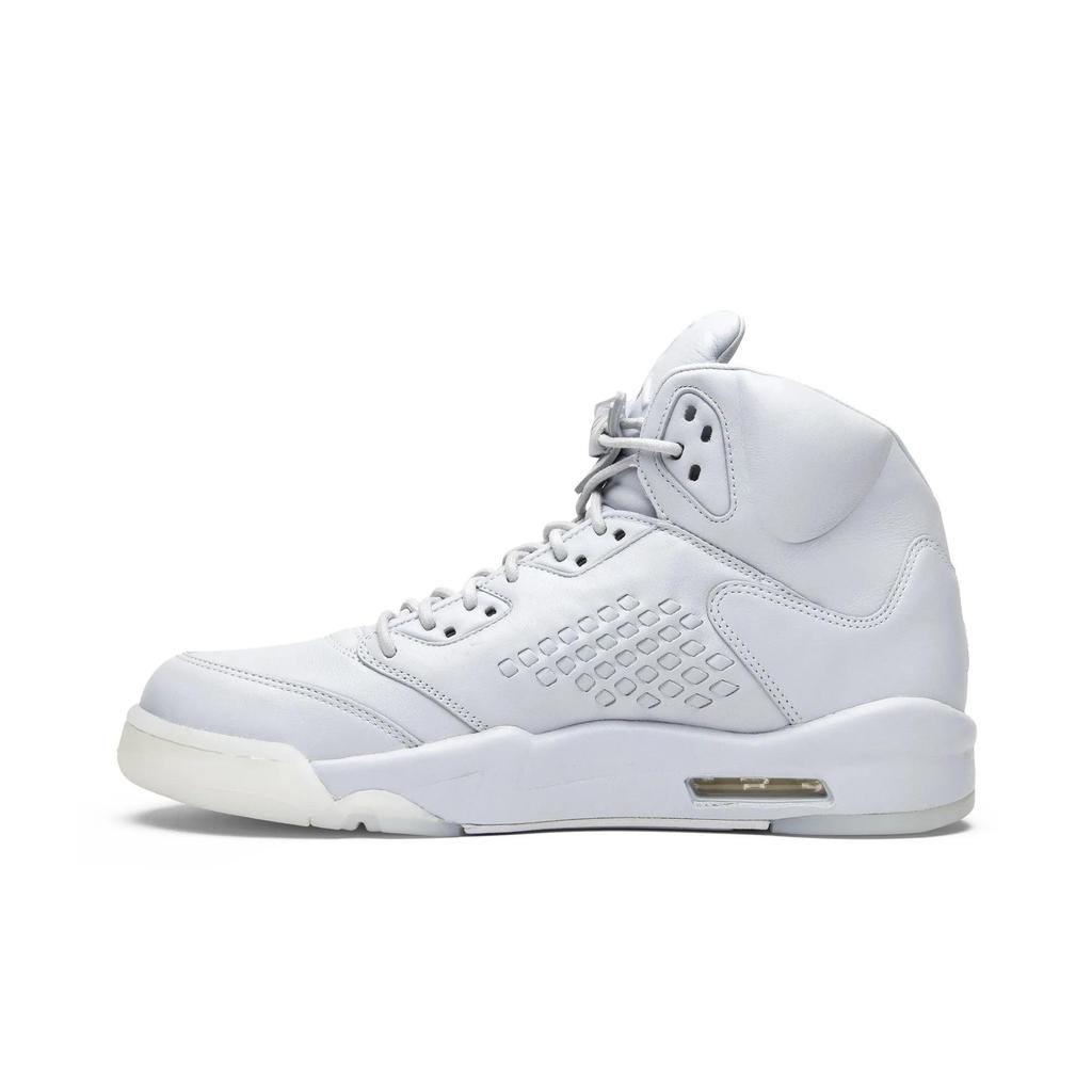 Air Jordan 5 Retro Premium 'Pure Platinum' (Unisex) Pure Platinum / White-White Vintage Basketball Shoes 881432 003
