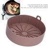 19cm Air Fryer Silicone Mold Round Baking Mat Reusable Cake Mold  Cake Pizza Bread Baking