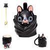 Fledermaus Auf dem Kopf Geformte Tasse Niedliche 3D Fledermaus Keramik Kaffeetasse mit Schwanzgriff Lustige Neuheit Tier Tasse Geschenk für Gotische Heim- und Bürodekoration