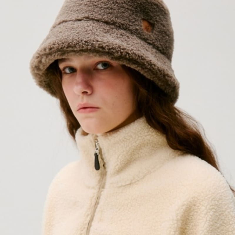 

DEPOUND шляпа-ведро из стриженой шерсти - какао cocoa