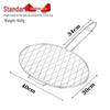 Zhishi Stal nierdzewna Koszyk do grillowania ryb BBQ
