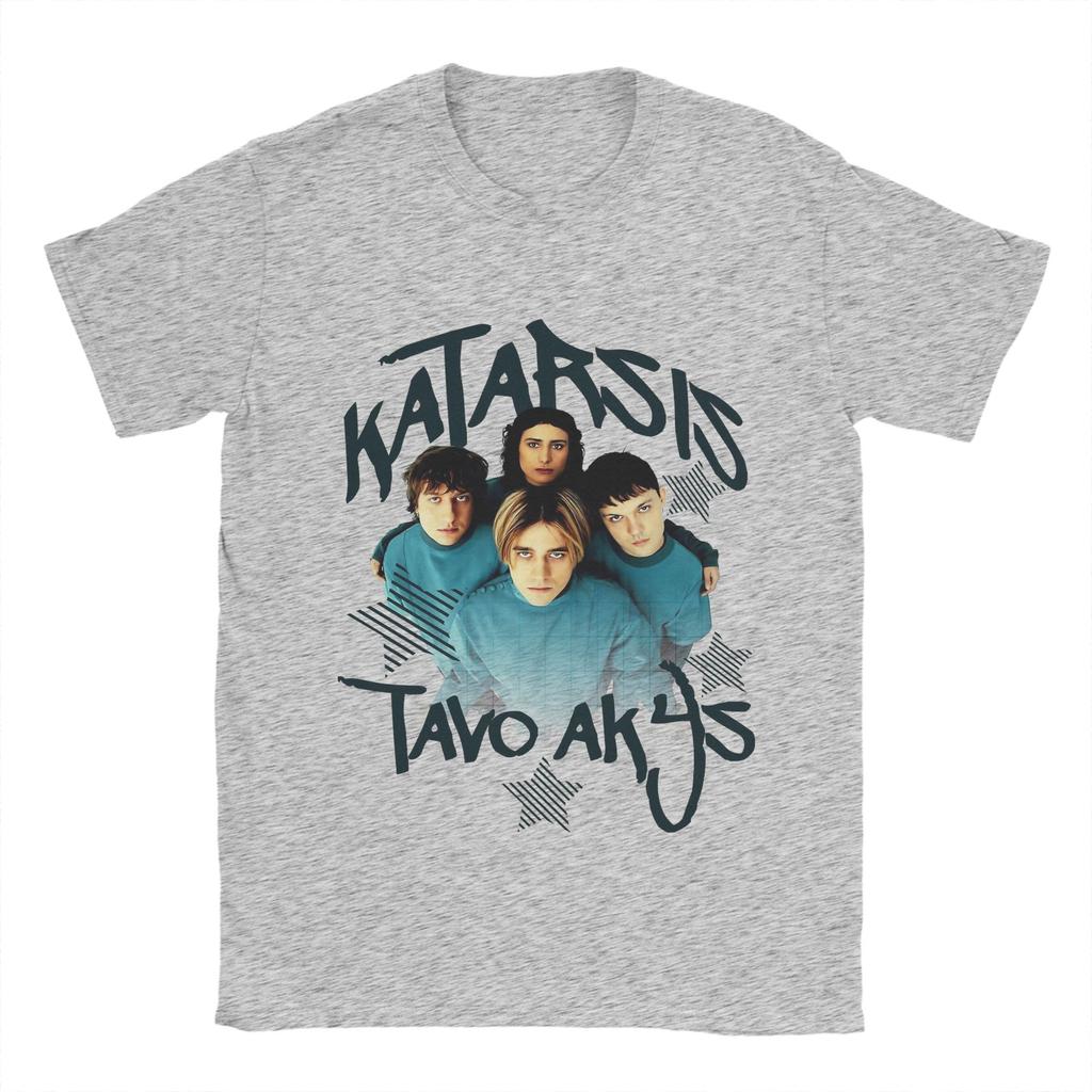 Men T-Shirts Katarsis Tavo Akys Casual Pure Cotton Tee Shirt Short Sleeve Eurovision 2025 T Shirt Clothes Birthday Gift