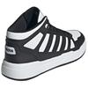 Adidas Slip Resistant Abrasion Resistant Mid Top Running Shoes Men's Black White JS3442