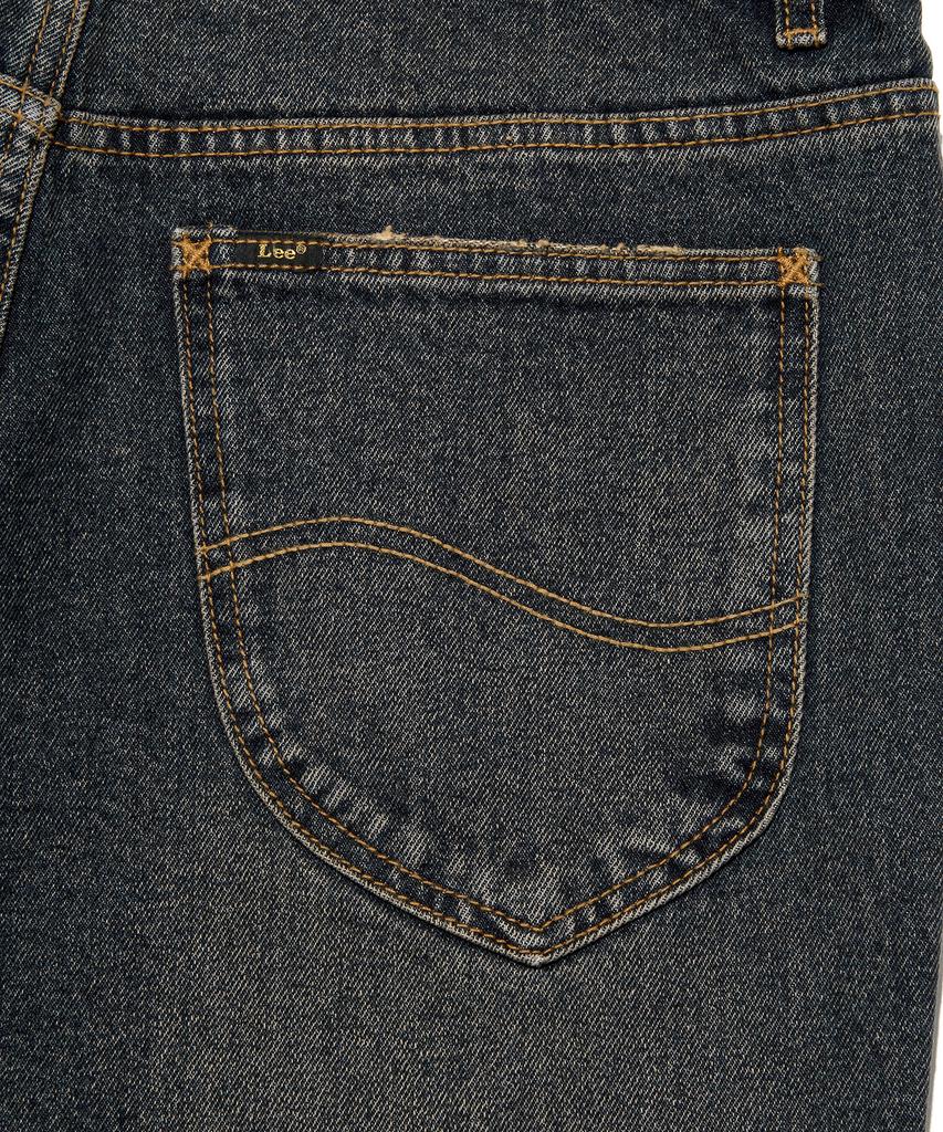 LEE Flare Fit Damaged Denim Pants Indigo Dark