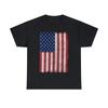 Distressed US Flag Graphic Tee Shirt, S-5XL