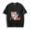 Heroic Tabby Cat T-Shirt - Brave Feline with Cape and Gun Unisex Tee
