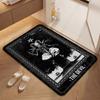 Dark Baphomet Pentagram Art Indoor Rug Soundproof Shockabsorbing Carpet For Office Study Home Decor Memorial Gift