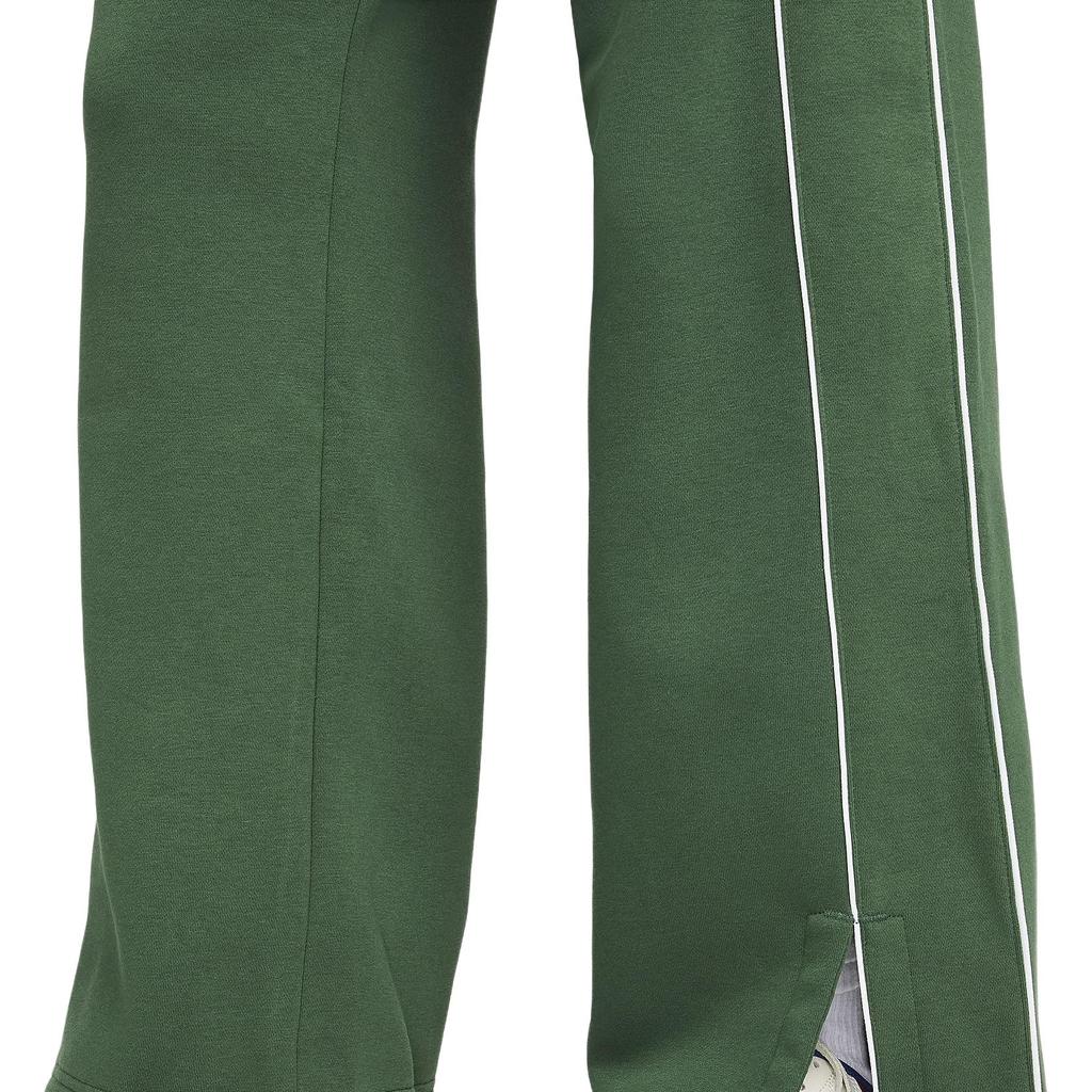 Nike Phoenix Fleece Color-Block Logo Embroidered Drawstring Knit Pants Women Bottoms Green FV4972-323