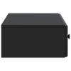 Wall Mounted Side Table Black 87.5 x 34.5 x 17 cm
