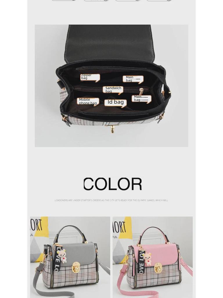 High-End Women's Fashion: Versatile Handbags, Shoulder Bags, Messenger Bags, and Small Square Bags