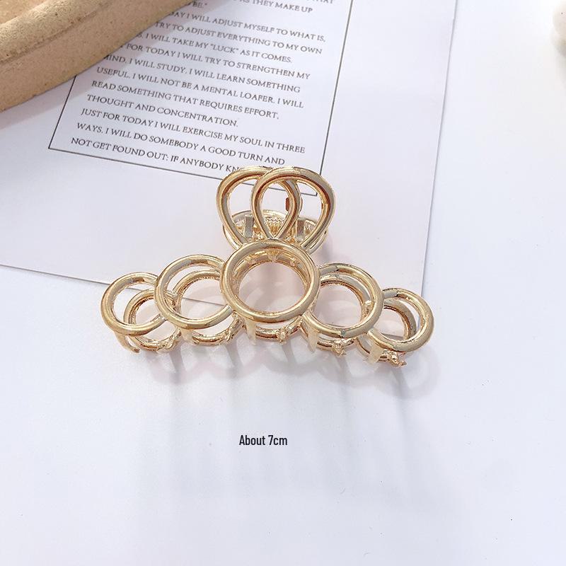 

Большая высококачественная металлическая заколка для волос - универсальный головной убор в виде акулы, аксессуар для волос в корейском стиле