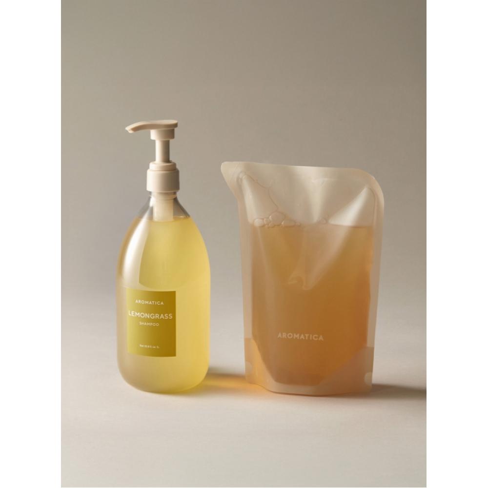 

Aromatica [large Capacity] Lemongrass Shampoo Main Item+refill Set NONE