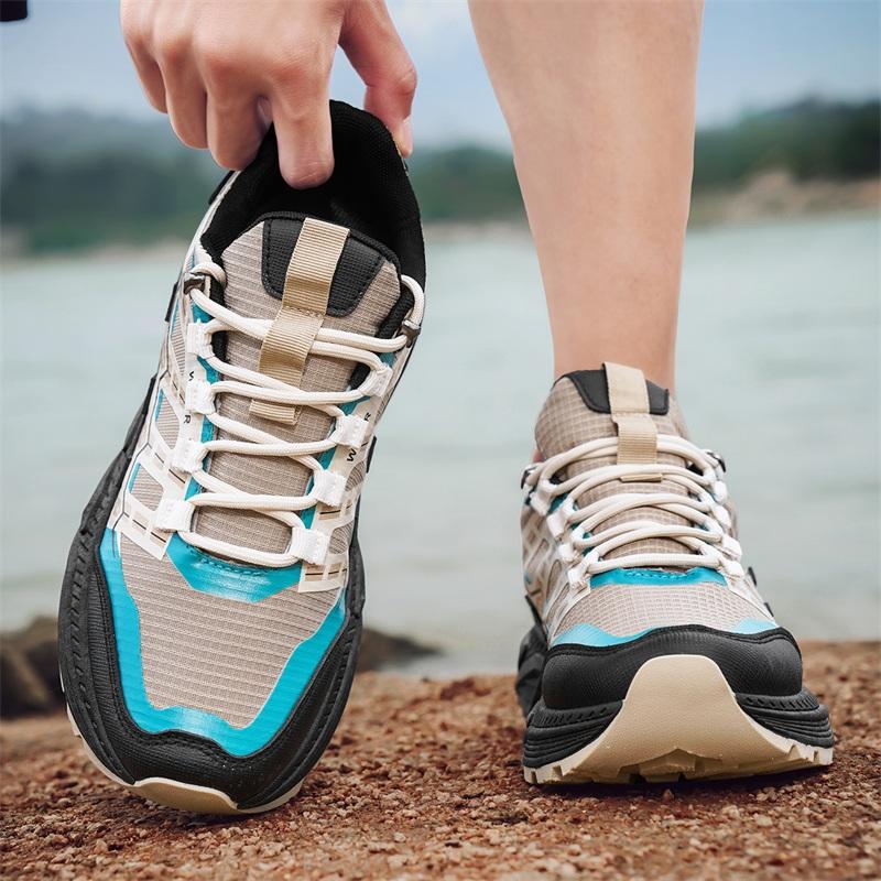 New Men's Shoes Outdoor Hiking Casual Shoes Men's Travel Sports Running Shoes Dad Shoes