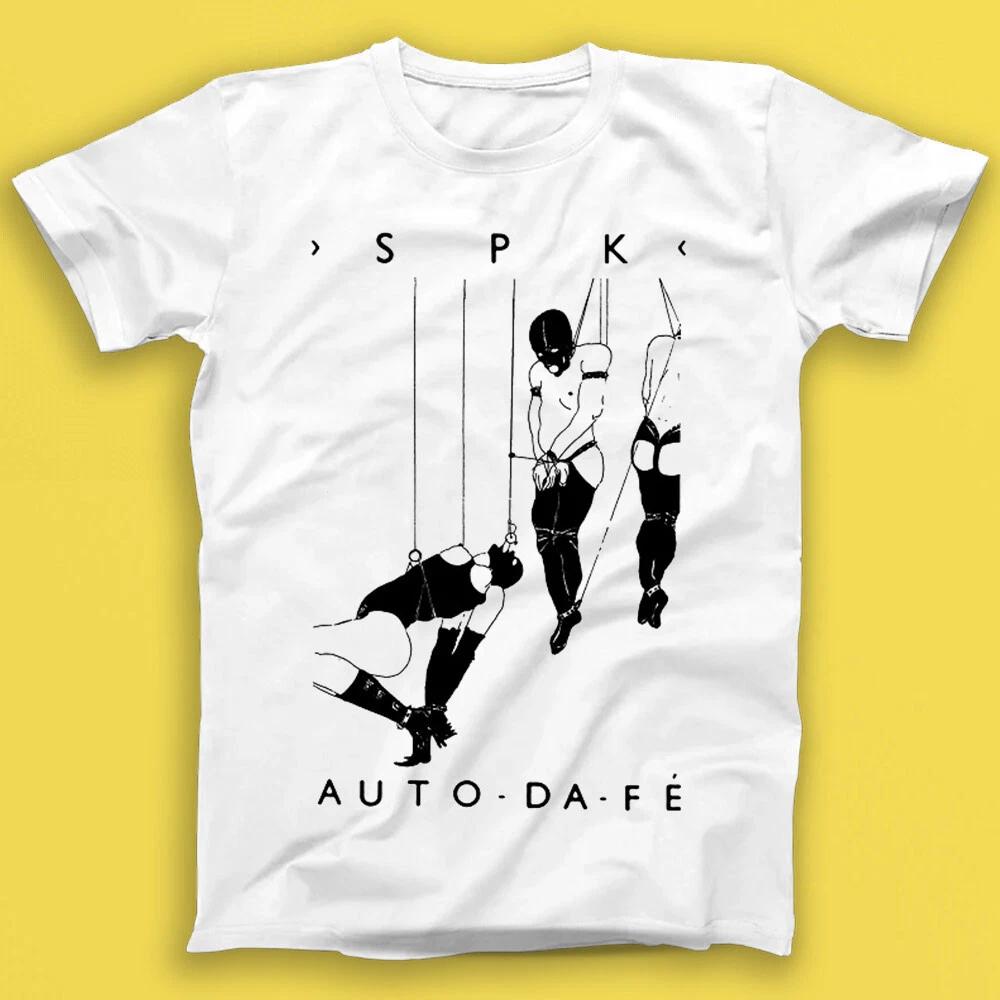 SPK Auto-Da-Fé Электронная Музыка Подарок Футболка T Shirt 2845 XXXL