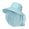 Sun Protections Meshes Fisherman Hat Hiking Outdoor Beach Cap Large Brims Sun Hat Men Women Breathable Fishing Cap