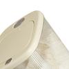 Rice Storage Container Multipurpose Large Capacity Food Grade Rice Storage Bin for Kitchen Cream White L