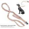 Heavy Duty Bungee Dog Leash Elastic  s Rope with 2 Padded Control Handles for Military Dog Training Night Walking