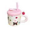 Straw Cup with Good Looks and Small Gifts for Girls To Best Friends Birthday Gifts for Girls Mug with Lid Girl Heart