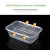 Disposable Rectangular Takeaway Food Containers