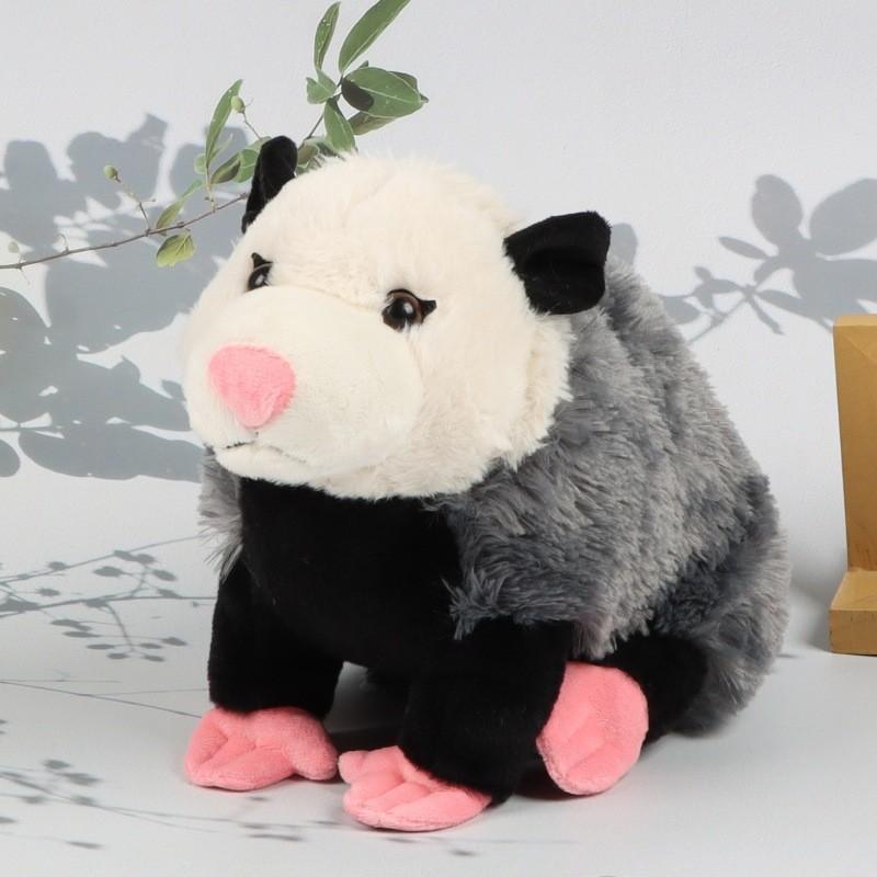 

Simulation Opossum Plush Toy Cute Hamster Display Children Holiday Doll Gift
