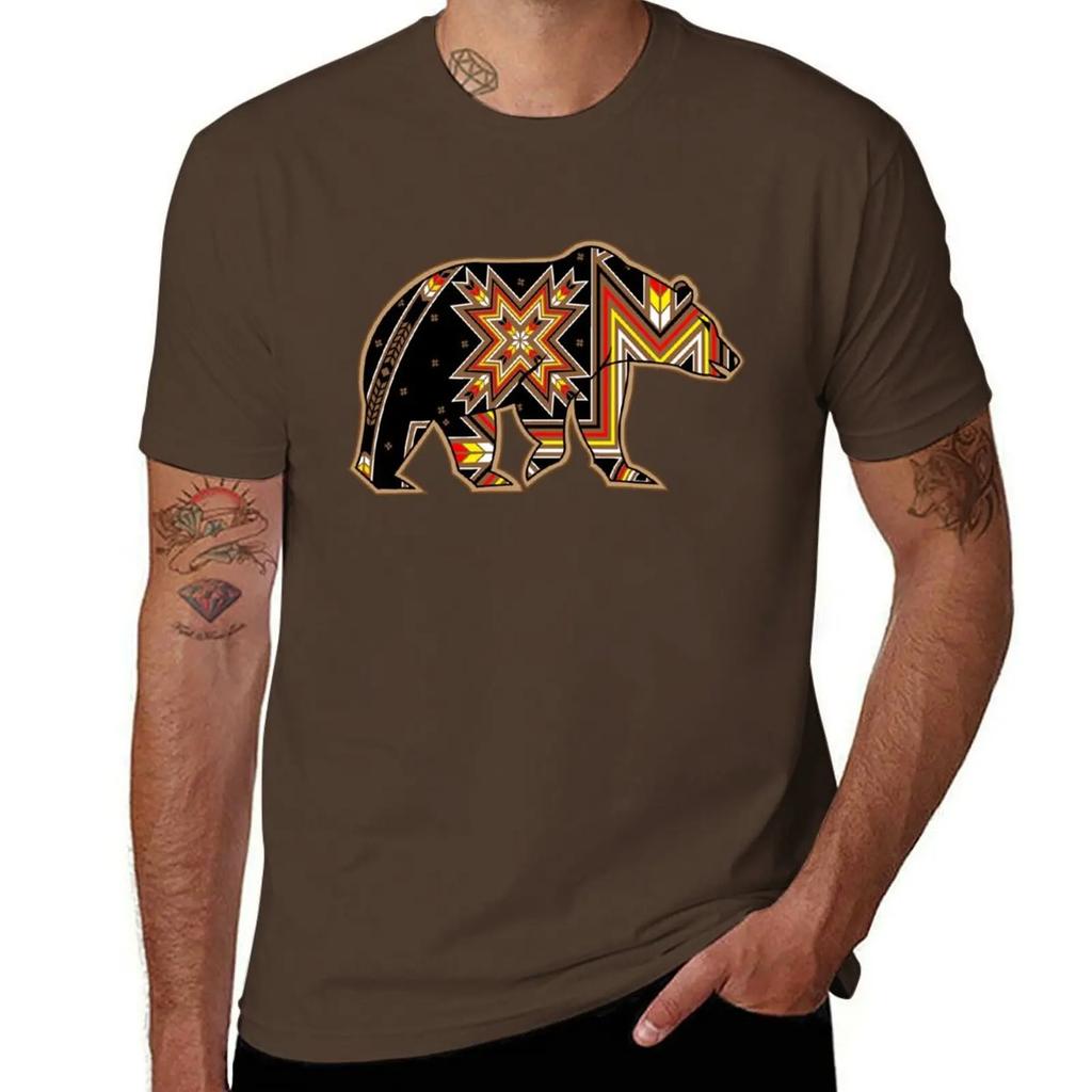 Tribal Bear TShirt designer shirts anime tshirts for men