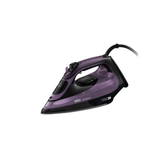 Plancha De Vapor Braun SI9661VI 3100W ActiClean iCare FreeGlide 3D 330ml Violeta