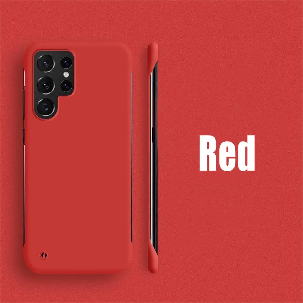 Ultra Thin Frameless Phone Case for Samsung Galaxy S26 Ultra S22 S21 S20 S23 Plus Hard PC Back Covers on Galaxy S24 S25 FE Cover