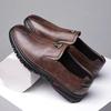 Fashion Handmade Leather PU Shoes Male Casual Sneakers Comfort Design Man's Business Loafers Moccasins Round Head Fashion Spring Autumn