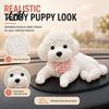 Dog Shape Fidget Toy Stress Relief for Car Dashboard Decor Puppy Squeeze Soft with Anti-slip Mat Animal Anti-Anxiety Sensory