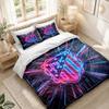 Bedding Set 1 Duvet Cover 2 Pillowcases Atletico Madrid Print Bedroom Home Decoration