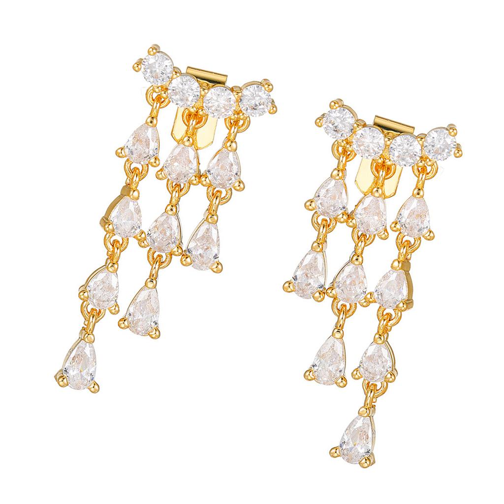 Charms alla moda per auricolari Clip-on su misura per auricolari Freeclip 1 2 Charms da agganciare Finitura scintillante Eleganza Gioielli per orecchie