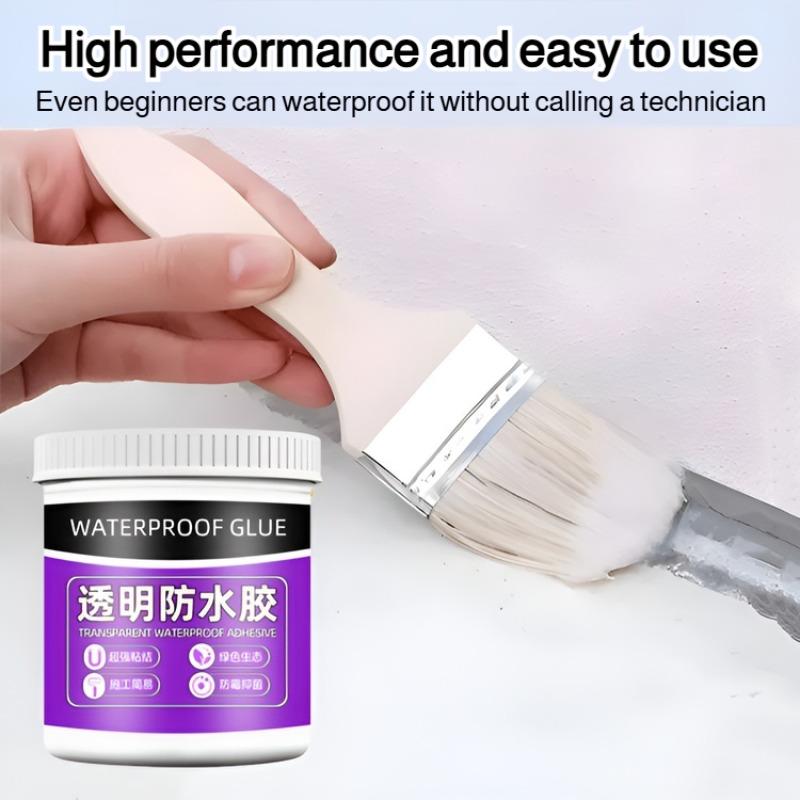 Transparent Waterproof Sealant For Bathroom Kitchen Roof Leak Repair No Demolition Required Crystal Clear Leak Repair Bathroom