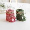 Plush Fabric Hanging Decoration Mini Mini Shoes Ornament Christmas Tree Pendant  Festive Home Decor