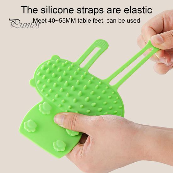 1Pc/3Pcs Cat Self Groomer Brush Adjustable Corner Cat Face Itch Scratching Brush Table Leg Silicone Self Massage Comb for Cats Dogs