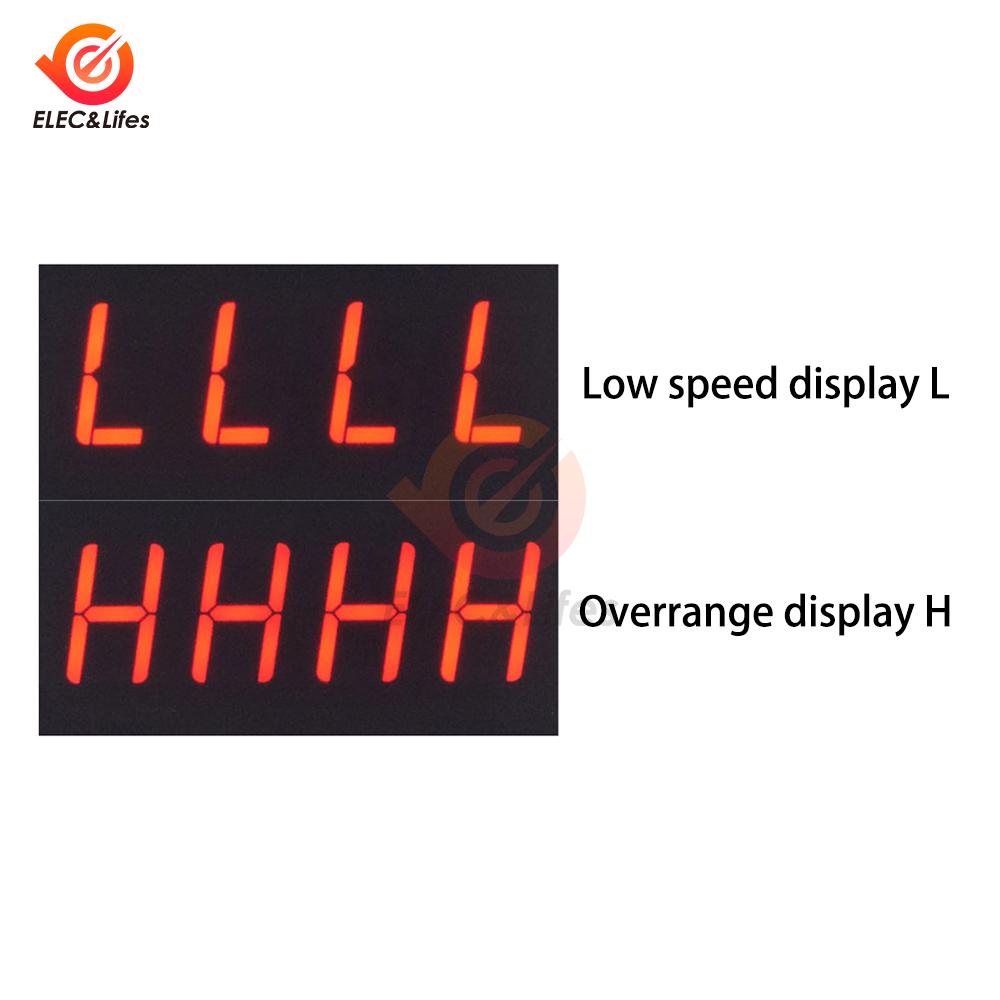 DC 8-11C 1.16 Inch High-precision Digital Tachometer Tachometer DC Tachometer 11-9999RPM Speed Meter Hall Proximity Switch