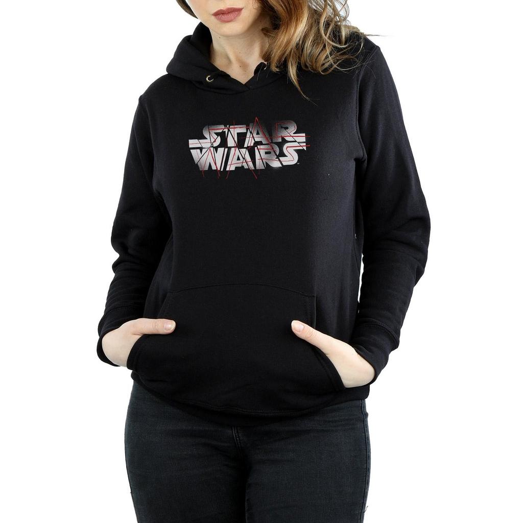 STAR WARS Womens/Ladies The Last Jedi Spray Logo Hoodie