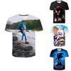 Vibrant Sonic The Hedgehog Printed T-shirt For Kids With Short Sleeves And Comfort Fit