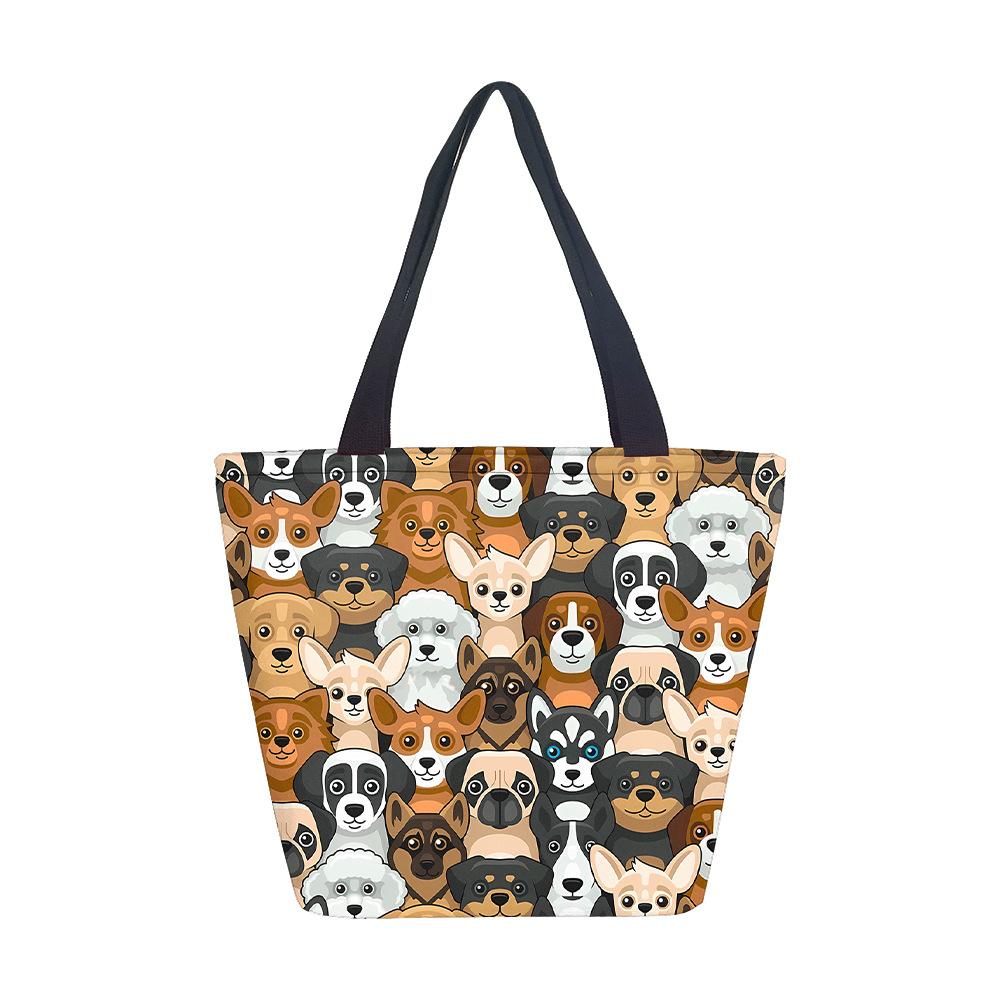 Women's Handbag No Theme Girl Shoulder Bag Printed Canvas Bag Fashion Trend Large Capacity Tote Bag
