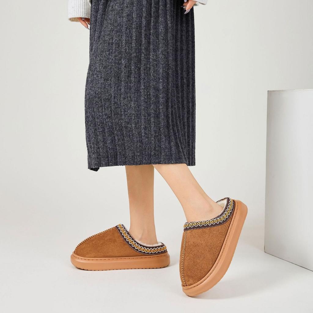 Plus Size, Couple Slippers, Casual Slippers, Comfortable, Plush Slippers, Warm Slippers, Indoor Slippers, Non Slip Slippers, Lightweight, Snow Boots