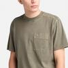 Timberland Ss25 Casual Breathable Round Neck Short Sleeve T-Shirt Men Tops Army-Green A42N5-A58