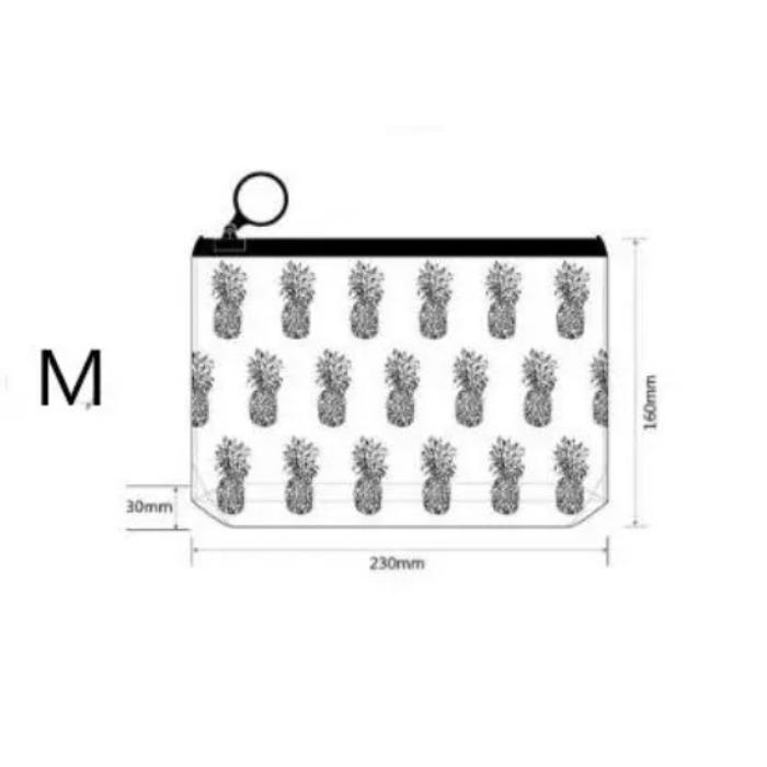 Fashion Women Clear Cosmetic Bags PVC Transparent Toiletry Bags Travel Organizer Necessary Beauty Case Bath Wash Makeup Bag
